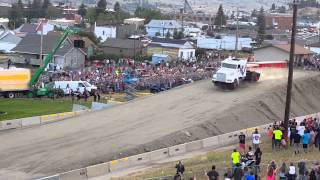 World record semi truck jump [upl. by Thunell]