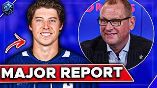 MAJOR Marner Contract Update Report Reveals HUGE Leafs Update  Toronto Maple Leafs News [upl. by Otrebireh978]