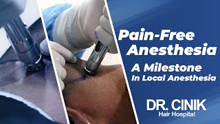 PainFree Anesthesia  Hair Transplant  Dr Emrah Cinik [upl. by Annuaerb803]