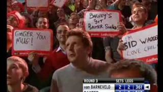 Raymond van Barneveld vs Ronnie Baxter  Part 6  2009 PDC World Championships 3rd Round [upl. by Netsrik549]