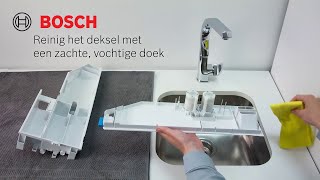 Hoe de i DOS wasmiddellade reinigen  Bosch Home België [upl. by Jeroma373]