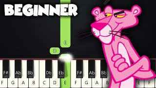 The Pink Panther Theme  BEGINNER PIANO TUTORIAL  SHEET MUSIC by Betacustic [upl. by Aitahs]