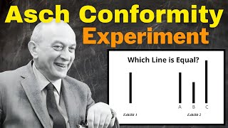 Asch Conformity Experiment Explained  Line Conformity Study  Solomon Asch [upl. by Nnyroc784]