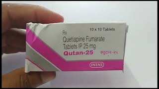 Qutan 25 Tablet  Quetiapine Fumarate Tablets  Qutan 25mg Tablet Uses Side effects Benefits Dosage [upl. by Nosliw]