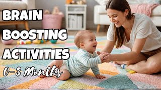 Exciting Brain Boosting Activities for Your 03 Months baby braindevelopmentactivity [upl. by Lyrahs]