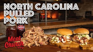 North Carolina Pulled Pork  Homemade Sweet Coleslaw [upl. by Maribeth]