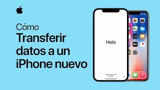 Cómo transferir datos de un iPhone anterior a uno nuevo – Soporte técnico de Apple [upl. by Wilbur]