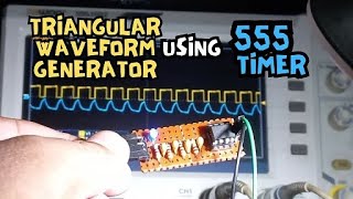 Triangular Waveform Generator Module using 555 Timer [upl. by Penhall]