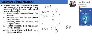 ASSESMEN 2 no 6 kelas 11 KINEMATIKA intan pariwara 2023 fisika [upl. by Lehcer998]