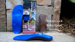 Birkenstock Birko Sport Arch Support Insoles Review  TheInsoleStorecom [upl. by Polito286]