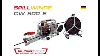 RUNPOTEC Spillwinde CW 800E [upl. by Barina]