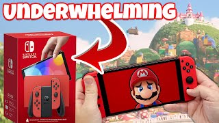 We Unbox amp Set Up the Limited Edition Super Mario Nintendo Switch OLED [upl. by Mickelson530]