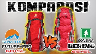 Komparasi sunature 9182 605L vs consina bering 655L [upl. by Onairotciv]