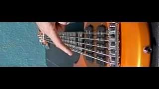 Bass guitar strings slow motion  1200 FPS [upl. by Madelina]