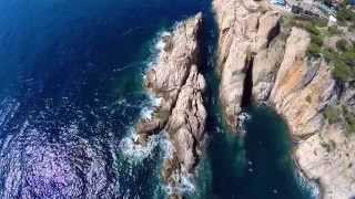 Sant Feliu de Guíxols Costa Brava desde el aire [upl. by Bluefarb]