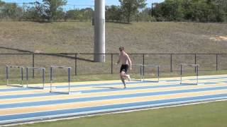 110m hurdles training Florida 9th April 2013 [upl. by Bradshaw]