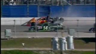 NASCAR Crashes  Tony Stewart  2001 Daytona 500 [upl. by Notsur]