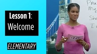 Elementary Levels  Lesson 1 Welcome [upl. by Lankton980]