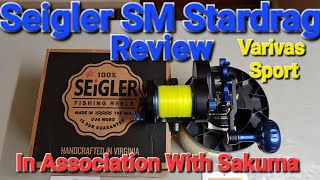 Seigler SM Stardrag Reel Review Tournament Casting Beach Fishing Shore Fishing Pier Fishing UK [upl. by Cavan615]