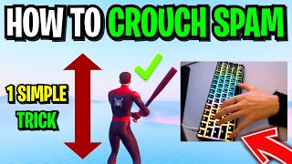 How To Crouch Spam in Fortnite Chapter 3 Easy Trick to Crouch Spam like Mongraal [upl. by Romeyn]