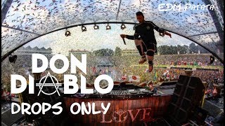 Don Diablo Drops Only  Tomorrowland Belgium 2017 [upl. by Dusty794]