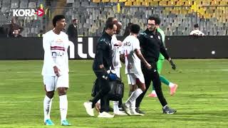 لحظة إصابة شيكابالا في مباراة المصري والزمالك [upl. by Retsevel]