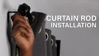 A quick Curtain Rod installation guide [upl. by Arikihs]