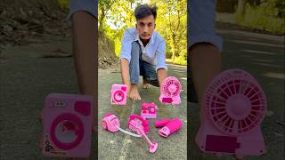 Satisfying With Unboxing Toy Set Review Washing Machine Vacuum Cleaner Hair Dryer Iron amp Fan 🔥 [upl. by Dylana]