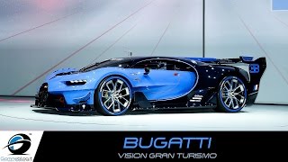 Bugatti Vision Gran Turismo  LIVE IAA 2015 Frankfurt [upl. by Weiser]