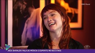 BECStage Cantora Jade Baraldo fala sobre música e esporte [upl. by Limhaj]