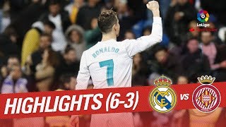 Resumen de Real Madrid vs Girona FC 63 [upl. by Bronder]