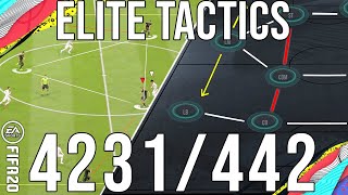 FIFA 20  OP 4231442 Elite Tactics Set Up For Cheap Teams To Get More Wins Tactics amp Instructions [upl. by Arbba371]