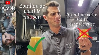 faire un bouillon de volaille  A table Juju [upl. by Paco]