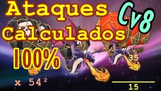 CLASH OF CLANS cv8  ataques INFALIVEIS de guerra TH8 02 [upl. by Atterual]