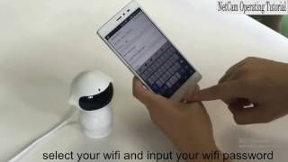 Netcam software to robot p2p wifi ip camera [upl. by Jeminah]