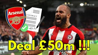 Breaking news Deal £50m Arsenal transfer rumors [upl. by Meredi]