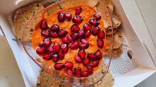 Muhammara a tasty red pepper and walnut dip by FoodeyTube from 63bylane [upl. by Yadroc]