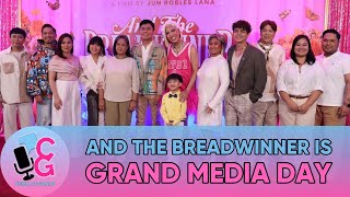 Cast of ‘And The Breadwinner Is’ at their Red Carpet and Grand Media Launch  Chika at Ganap [upl. by Yenaj636]