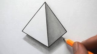 How to Draw a Pyramid [upl. by Pernell993]