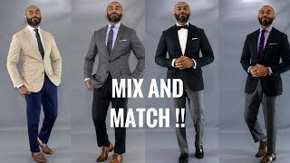 How To Mix And Match Mens SuitsMix And Match Suits [upl. by Gibbeon]