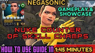 Negasonic The Nuke Counter Of Skill Champions  How To Use Guide  Gameplay amp Showcase [upl. by Gunner]