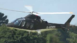 AW109 GRDWN  NEW AIRCRAFT  LANDING AT GOODWOOD FOR THE FESTIVAL OF SPEED 1372024 [upl. by Asreht]