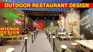 Outdoor restaurant design  Interior Design [upl. by Ainaj]