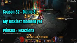 My luckiest moment of season 32 yet  Diablo 3 [upl. by Ryle]