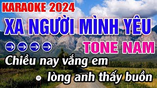 Xa Người Mình Yêu Karaoke Tone Nam Karaoke Đăng Khôi  Beat Mới [upl. by Cheri]