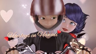 Harleys in Hawaii✨️  Adrienette💖  Ladynoir❤️  Song  Miraculous AMV 😍 slowed reverb❣️ [upl. by Mharba151]