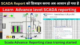 Learn Proper Advance Level SCADA Report design  from Basic to Pro level [upl. by Pillihp]