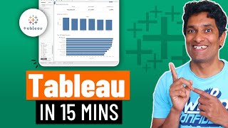 Learn Tableau in 15 minutes and create your first report FREE Sample Files [upl. by Maghutte681]