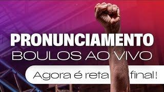 Pronunciamento  Boulos Ao Vivo na Reta Final [upl. by Vrablik]