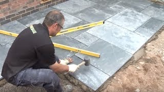 How To Lay A Patio  Expert Guide To Laying Patio Slabs  Garden Ideas amp Tips  Homebase [upl. by Eatnad]